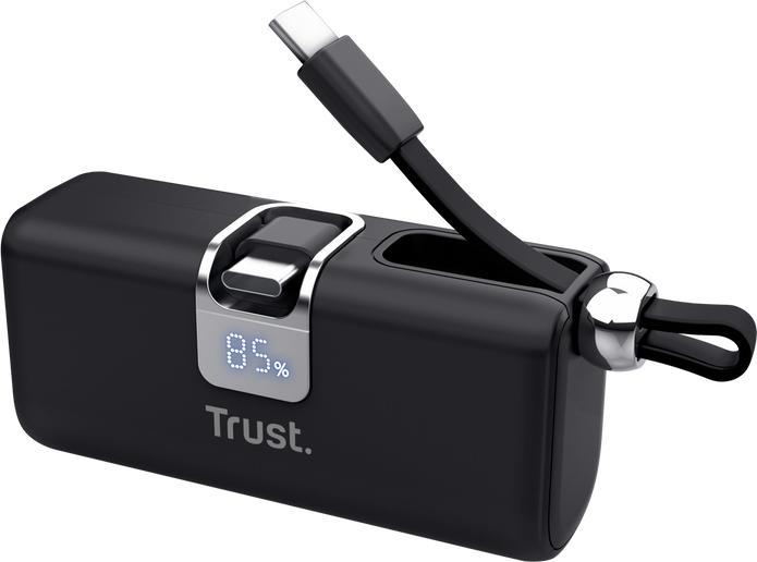 Trust Pacto 5000 Pd Pocket Powerbank Blk (5000 mAh, 18 W)