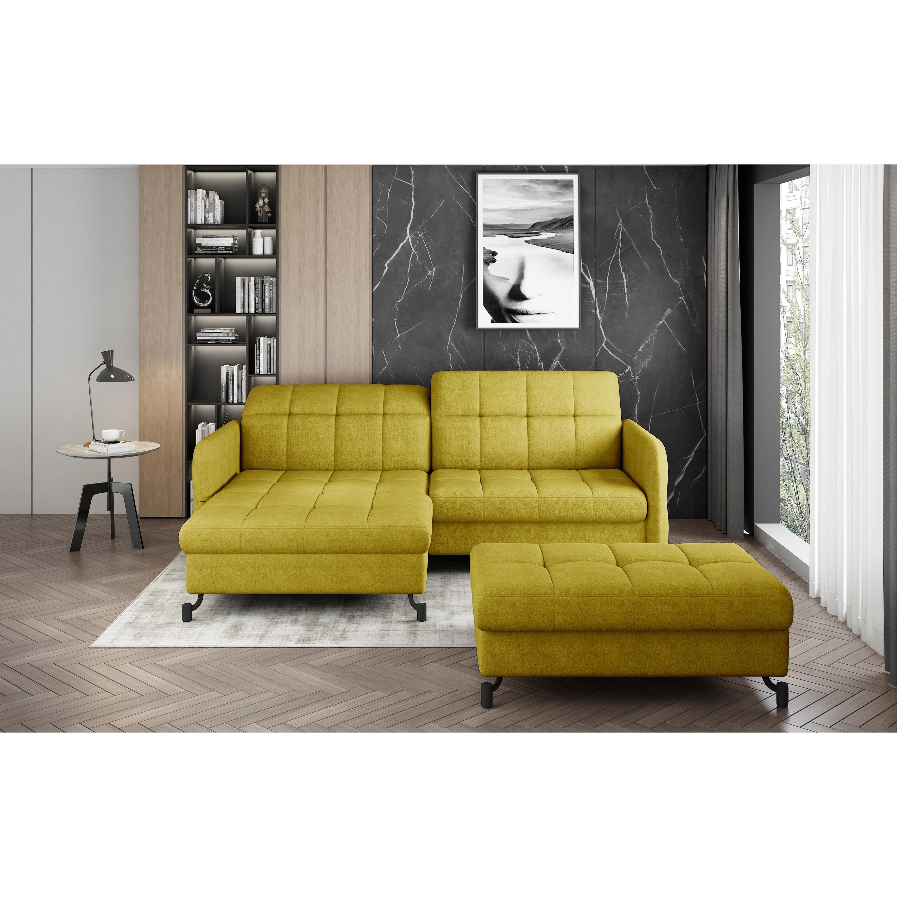 ELTAP, Sofa, Narożnik Lorelle + Pouf (Ecksofa, Polstergruppe, Bettsofa)