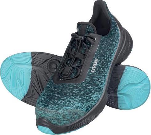 Produktbild Uvex Safety 6824236 Sicherheitshalbschuh S1P Schuhgrösse (EU): 36 Schwarz, Grün, Blau 1 Paar (S1P, 36)