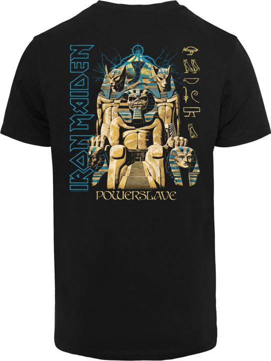 Produktbild Merchcode Powerslave - Vintage Blue Lightning T-Shirt - 190071 (L)