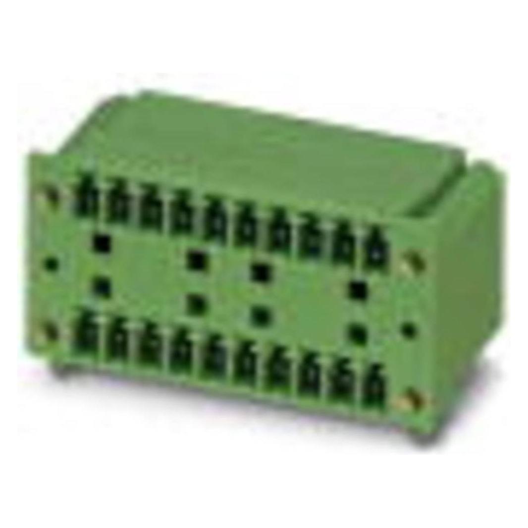 Phoenix Contact Verde Presa Alloggiamento Cavo Mcd No. Di Poli Totale 11 Spaziatura: 3,81 Mm 1843004 50 Pz., Cavo + Spina Elettrica,
