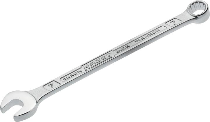 Image du produit HAZET Clé mixte 600N-7 ∙ Profil Traction à 12 pans extérieurs ∙ 7 mm (7 mm)