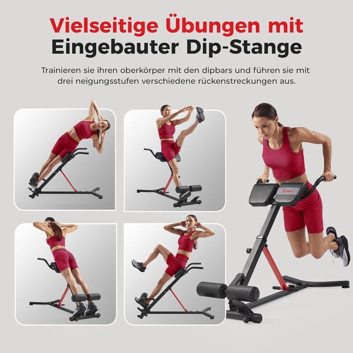 Actual product image Sunny Health & Fitness Back trainer