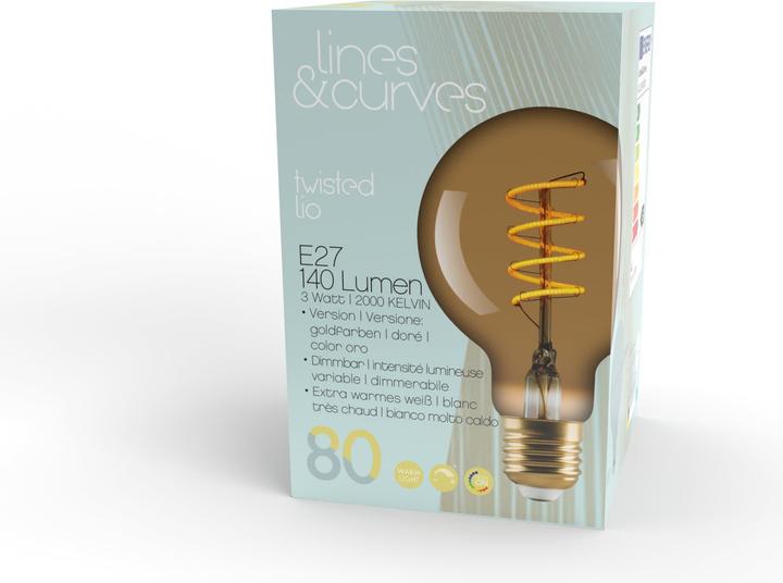 Image du produit micasa Lines & Curves (E27, 140 lm, 1x)