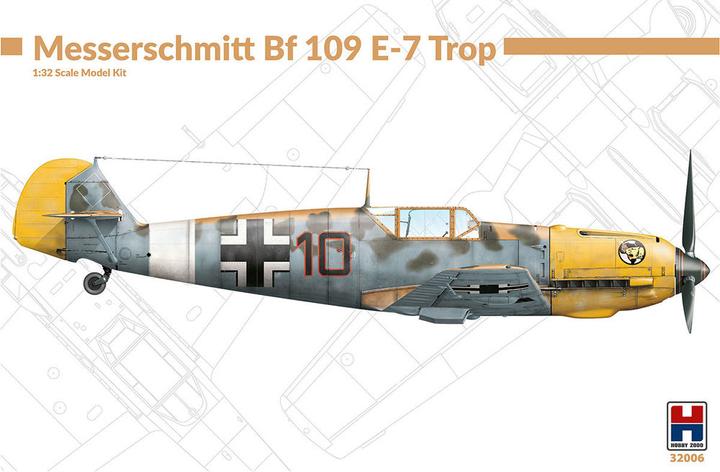 Actual product image Hobby 2000 Messerschmitt Bf 109 E-7 trop