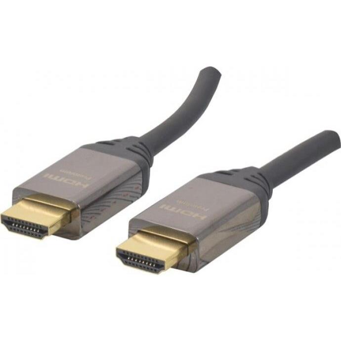 Tecline HDMI PREMIUM Highspeed Kabel mit Ethernet, High Qualitiy, HDMI St. A / St. A,, 2,0 m Hochwertiges An (2 m, HDMI)...