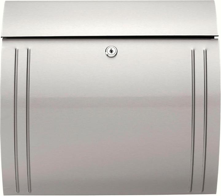 Productafbeelding Burg Wächter Modena 3857 Ni brievenbus Hoogte 335 mm Breedte 360 mm Diepte 127 mm Roestvrij staal DIN C4