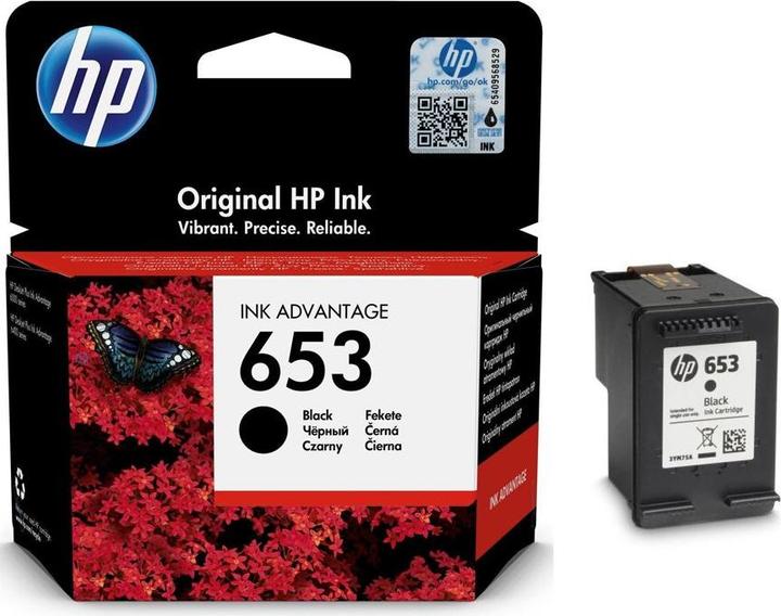Produktbild HP 653 Original Ink Advantage Cartridge (BK)