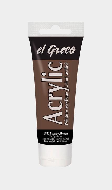 Actual product image Kreul el Greco Acrylic 75ml (Vandyck, 75 ml)