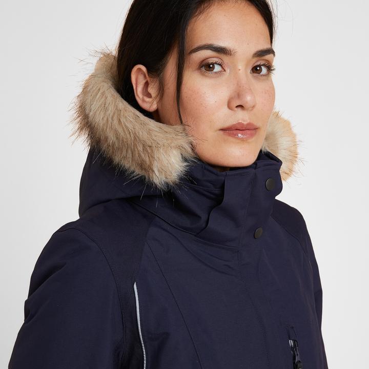 Produktbild Fouganza Winter-Reitjacke 580 wasserdicht Damen blau (XL)