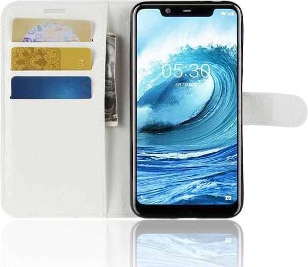 Actual product image MU Classic Litchi Leather Bookcover Series (Nokia 5.1 Plus)
