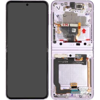 Samsung Galaxy Z Flip 3 5G LCD Display Lavender (Display), Mobilgerät Ersatzteile