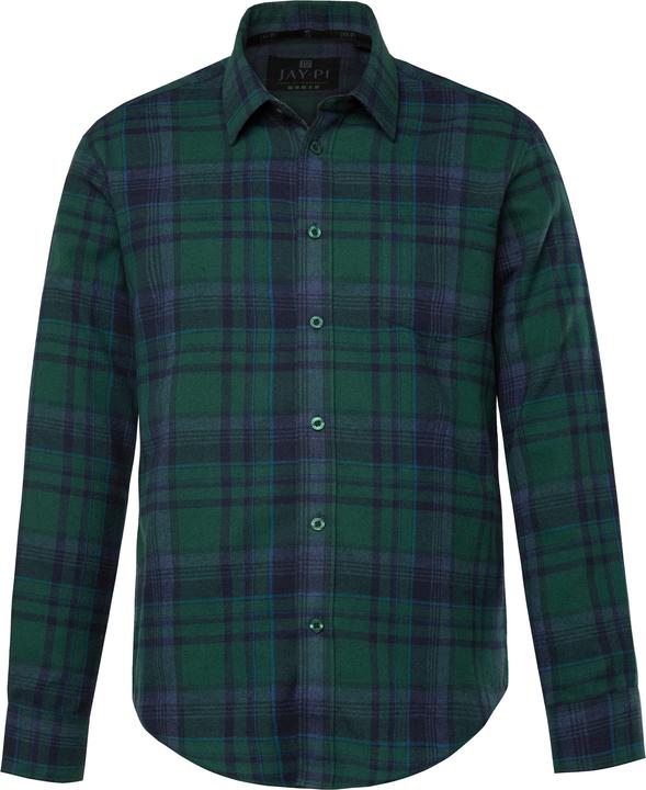 Immagine prodotto Jay-Pi Karo-Flanellhemd, Outdoor, Langarm, Kentkragen, Modern Fit, bis 7 XL (4XL)