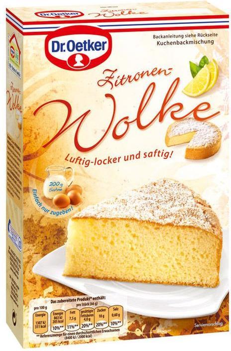Immagine prodotto Dr. Oetker Torta nuvola al limone (430 g)