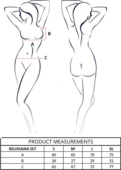 Image du produit Passion - Belissana Bh + String Set Blau L/Xl (L, XL)