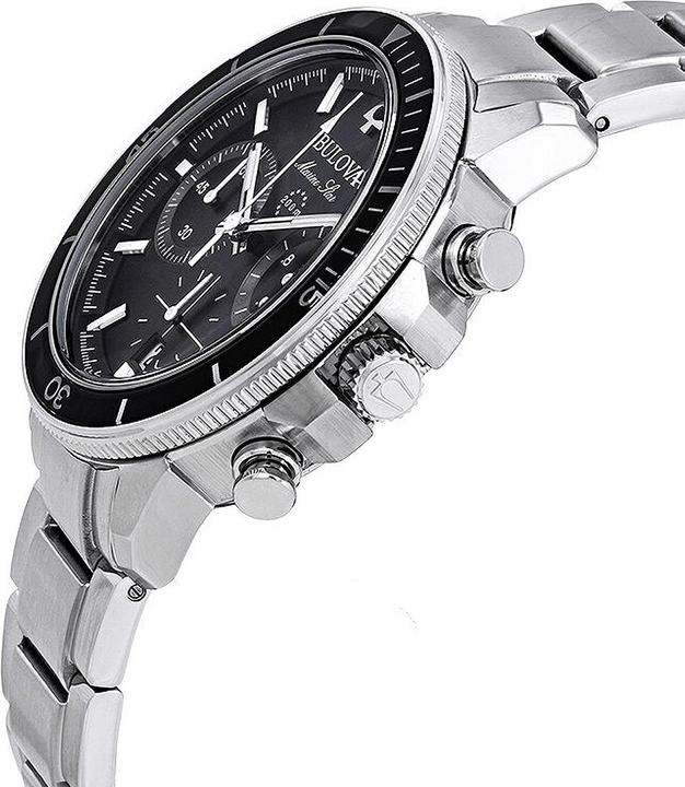 Actual product image Bulova 96B272 Heren horloge Marine Star Chronograaf (Chronograph, Rotatable bezel, 45 mm)