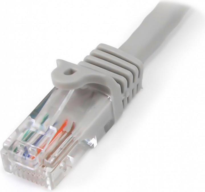 Image du produit StarTech 5m De Câble Gris Cat 5e Patch Gris (UTP, CAT5e, 5 m)