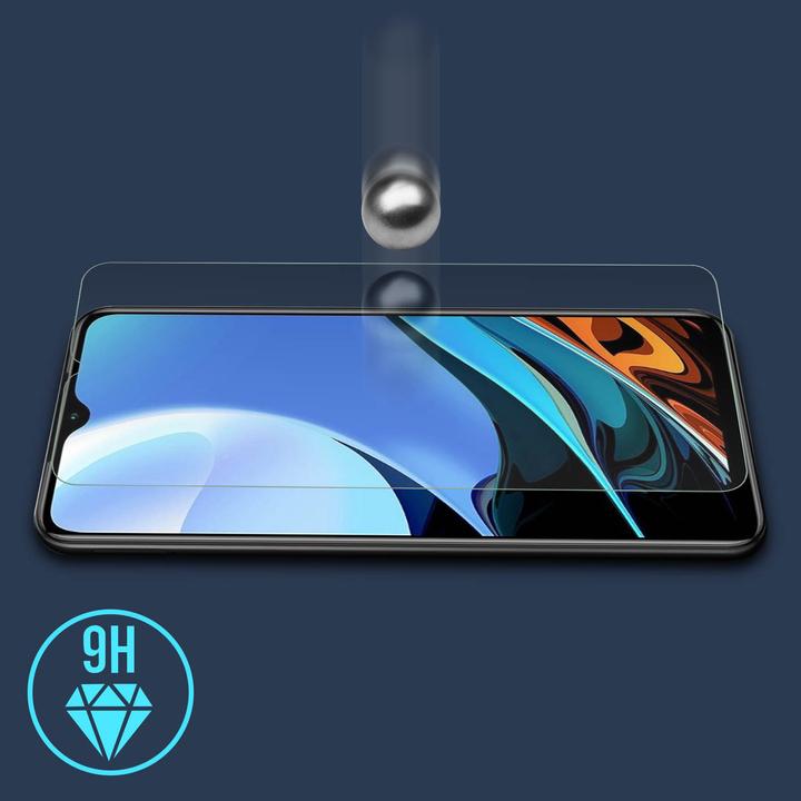 Actual product image Avizar Crystal clear film, glass screen protector (1 Piece, Xiaomi Redmi 9T)