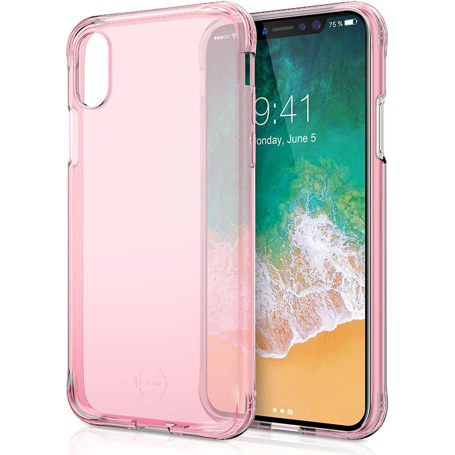 Itskins Zero Gel (Apple iPhone X), Smartphone Hülle, Pink