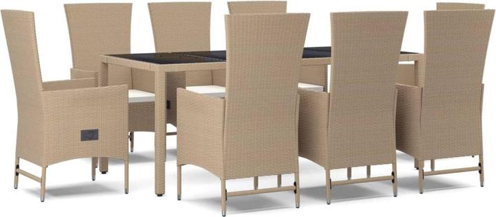 Produktbild vidaXL Garten Essgruppe (190 x 90 x 75 cm)