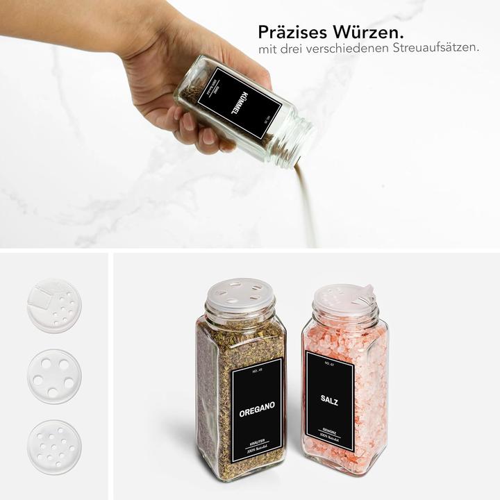 Actual product image Greeano Gewürzgläser Set (0.12 l)