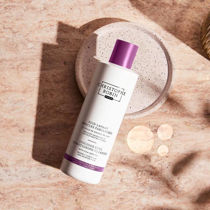 Produktbild Christophe Robin Luscious Curl Conditioning Cleanser with Chia Seed Oil (250 ml, Flüssiges Shampoo)