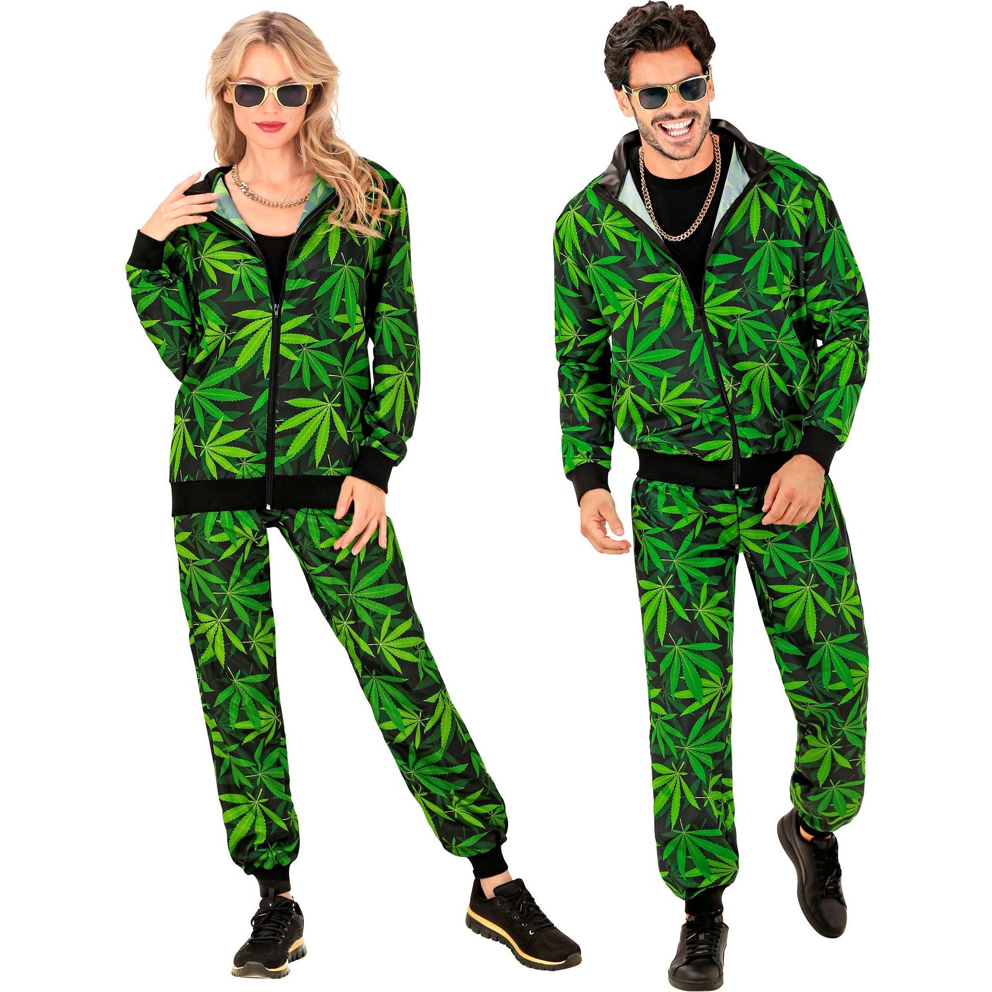 Widmann Cannabis Trainingsanzug Unisex: Jacke Und Hose (L)