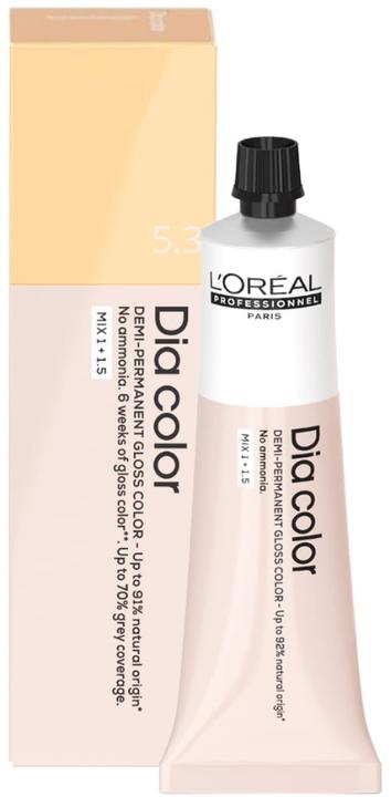 Immagine prodotto L'Oréal Professionnel Dia Color 5.3 Marrone chiaro Oro - 60ml (Oro marrone chiaro)