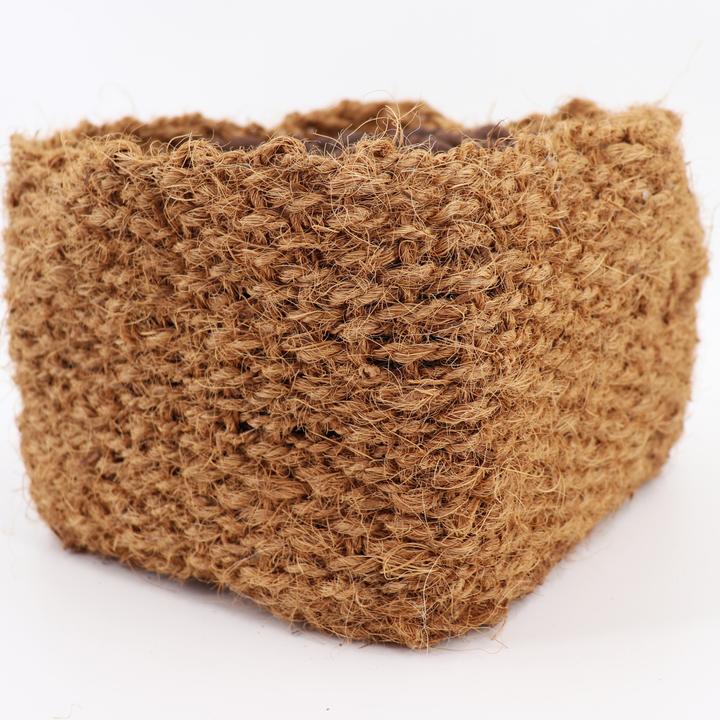 Produktbild Aquagart 7 Kokos Panzkorb 25 x 25 x 20cm Teichkorb für Ufermatte & Böschungsmatte (25 cm)