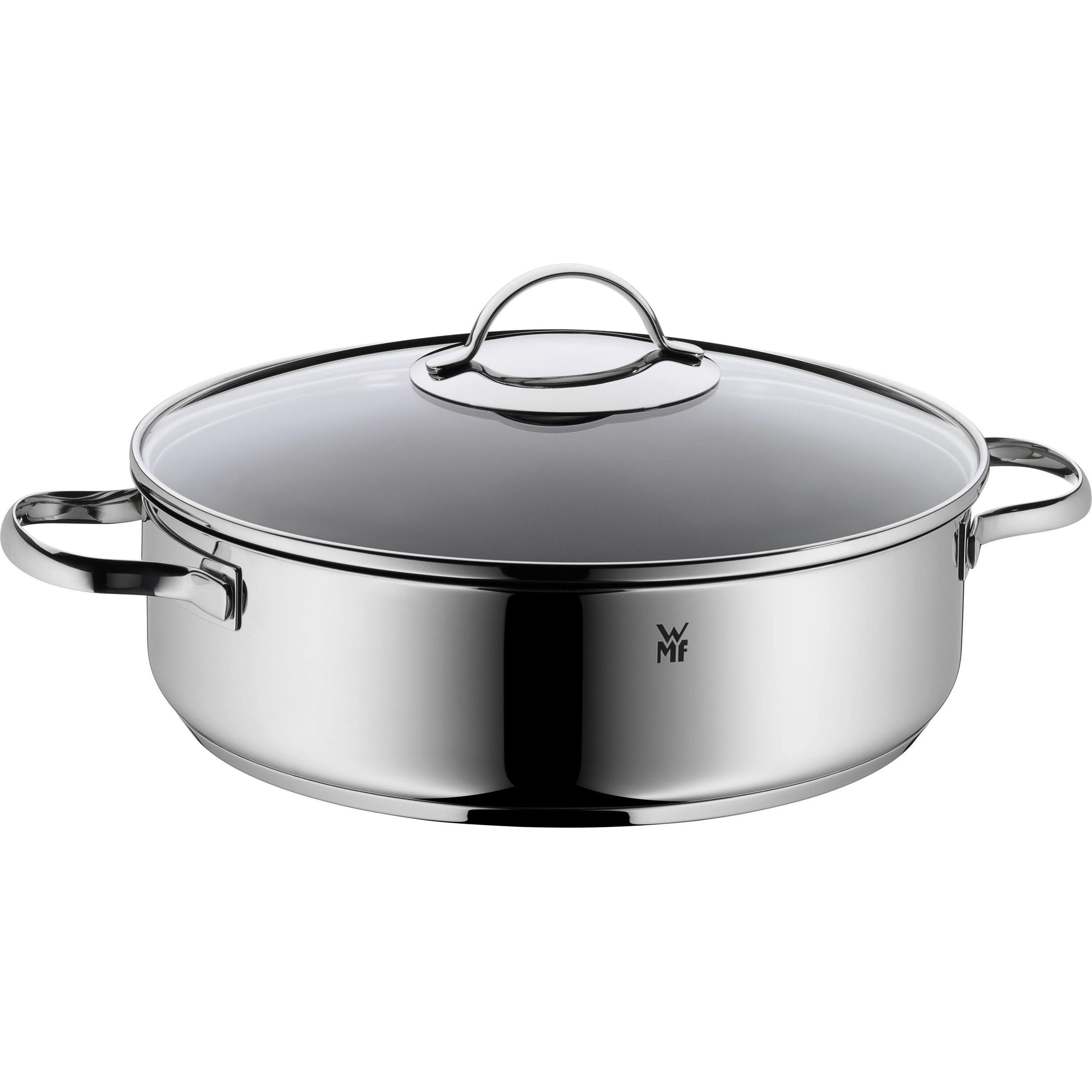 WMF Schmorpfanne, Pfanne + Kochtopf, Silber