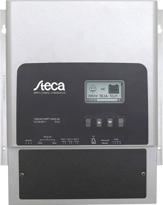 Actual product image Steca Tarom MPPT 6000-S Laderegler MPPT 12 V, 24 V, 36 V, 48 V, 60 V 60 A