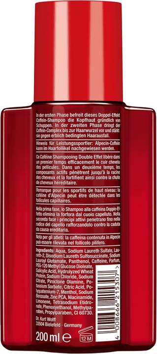 Actual product image Alpecin Double-Effect Caffeine Shampoo (Liquid shampoo, 200 ml)