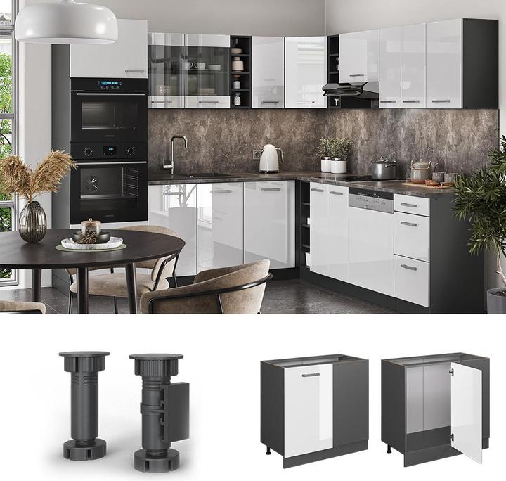 Produktbild Vicco Eckunterschrank R-Line (86 x 60 x 81.5 cm)