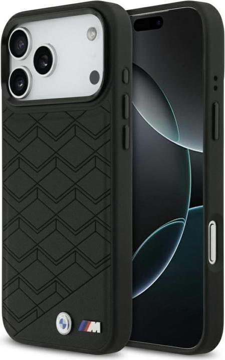 Actual product image BMW Etui M Shape Logo MagSafe do iPhone 17 Pro Max czarny (Apple iPhone 17 Pro Max)