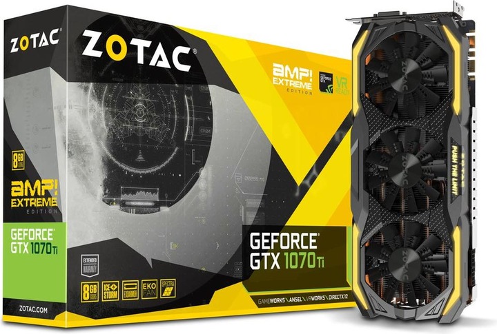Immagine prodotto Zotac GeForce GTX 1070 Ti AMP Extreme (8 GB)