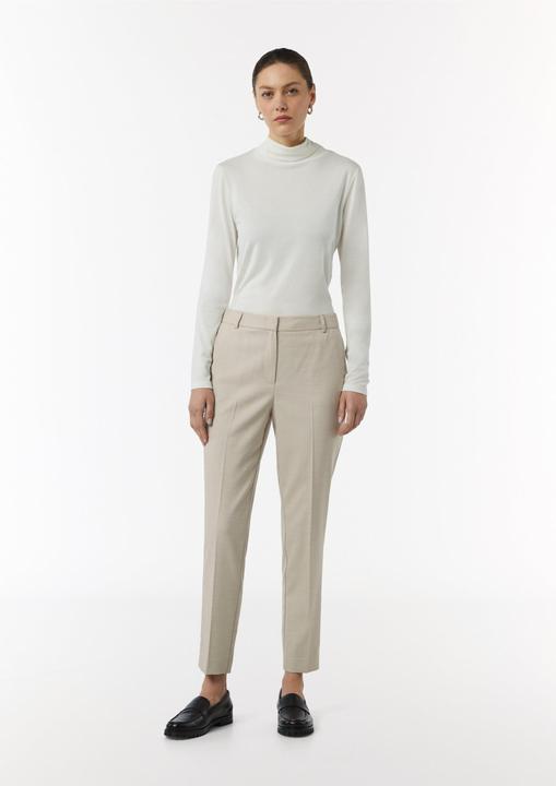 Image du produit Comma Hose Strukturierte Cigarette-Pants mit Bügelfalten (36)