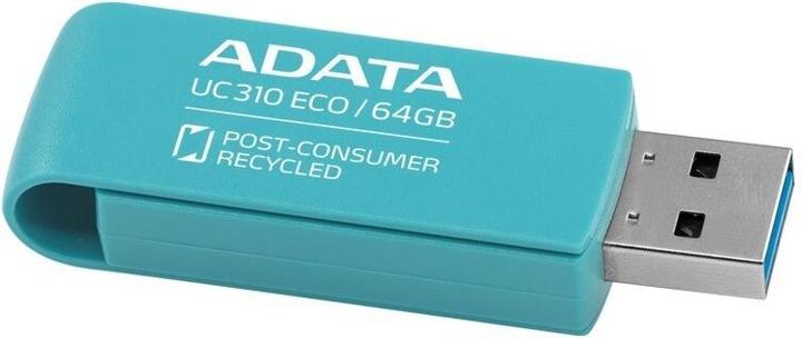 Actual product image Adata UC310 ECO 64GB (green, USB-A 3.2 Gen 1) (64 GB, USB-A)