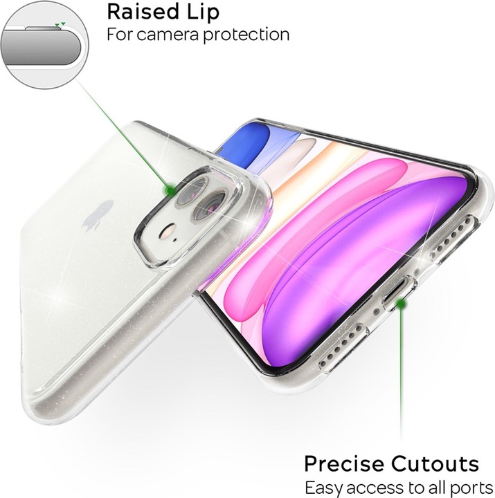 Produktbild Nalia Glitzer Hülle (Apple iPhone 11)