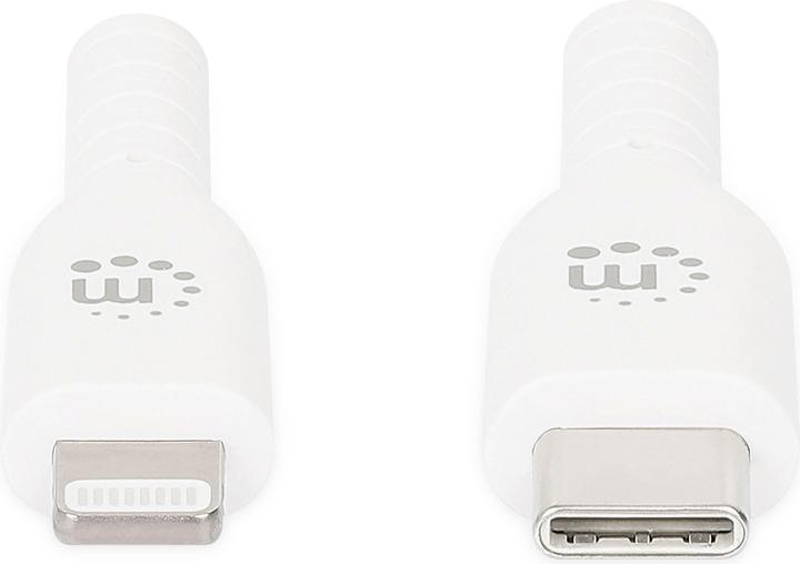 Produktbild Manhattan USB-C auf Lightning Sync-/Ladekabel (1 m, USB 2.0, 28 W)