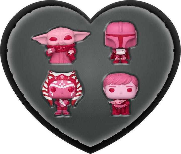 Produktbild Funko Star Wars Valentines Pocket POP! Vinyl Figuren 4er-Pack 4 cm