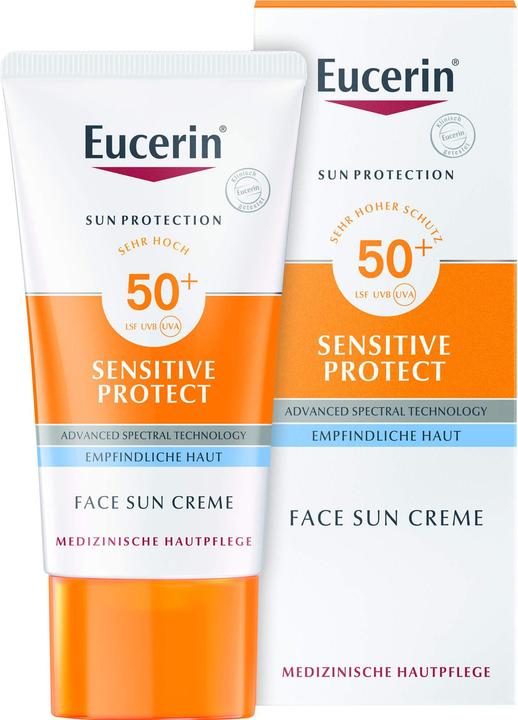 Image du produit Eucerin Sensitive Protect (Crème solaire visage, SPF 50, 50 ml)