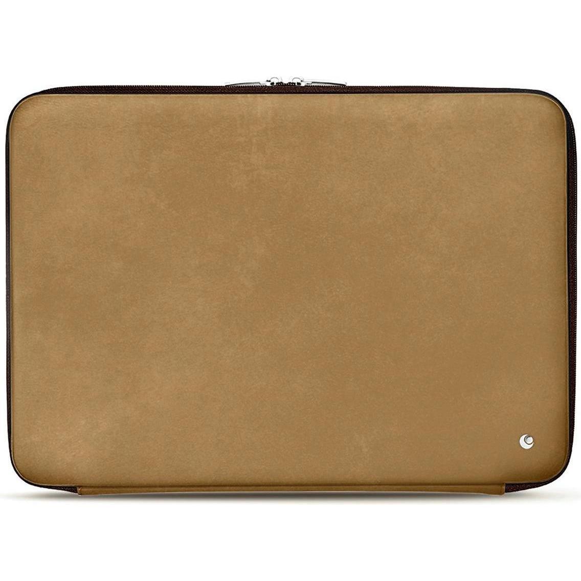 Noreve Lederhülle, Notebooktasche, Braun