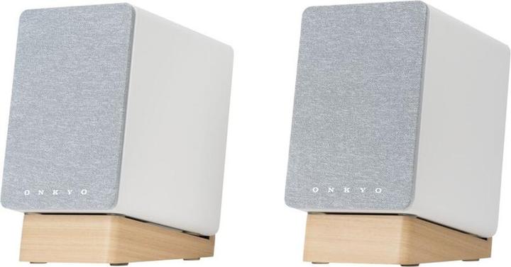 Image du produit Onkyo blanc, haut-parleur actif de bureau (Actif, Couples, 2x 25 W)