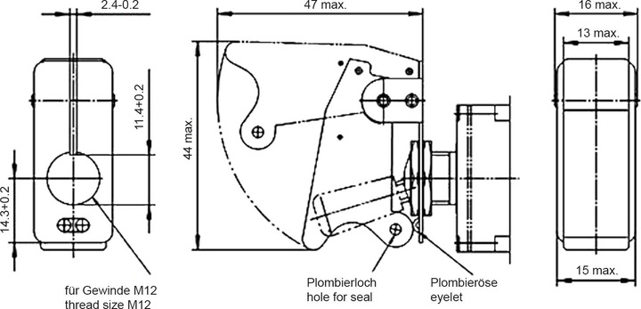 Produktbild Wiltec Kill Switch ON-OFF Notausschalter 12V 35A Kippschalter rote Kappe