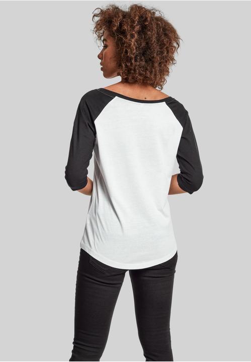 Actual product image Merchcode Ladies Brandalised - Banksy's Graffiti Ape Raglan Tee (XXL)