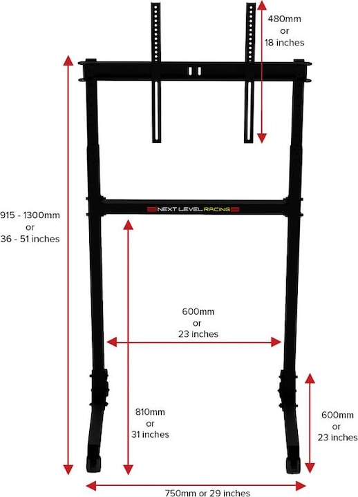 Actual product image Next Level Racing Free Standing Single Monitor