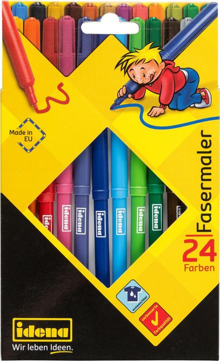 Actual product image Idena Fibre-tip pens 24 pieces Line width: 2 mm (24x)