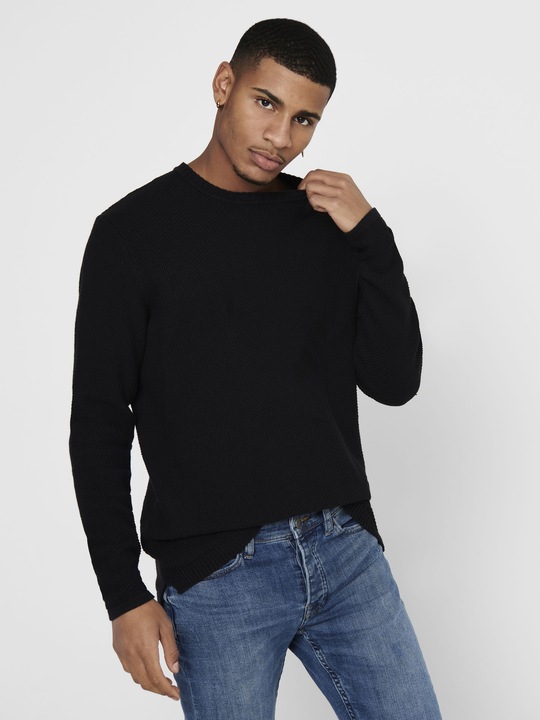 Actual product image Only & Sons onsDAN STRUCTURE CREW NECK NOOS knitted jumper (XS)
