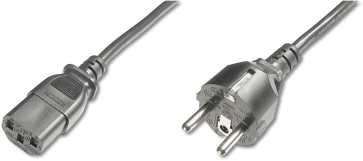 Digitus ASSMANN 1x mains cable Schuko straight plug - C13 socket black 1.8m (1.80 m)