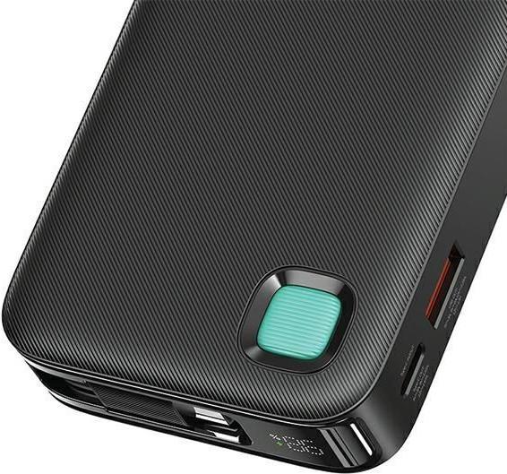 Produktbild Usams Powerbank ze zwijanym kablem USB-C Retractable 10000 mAh PD 20W Fast Charge XY Series biały/wh (10000 mAh, 20 W, 20 Wh)